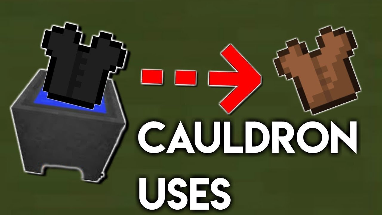 10 Uses for the Cauldron in Minecraft (1.14.4)