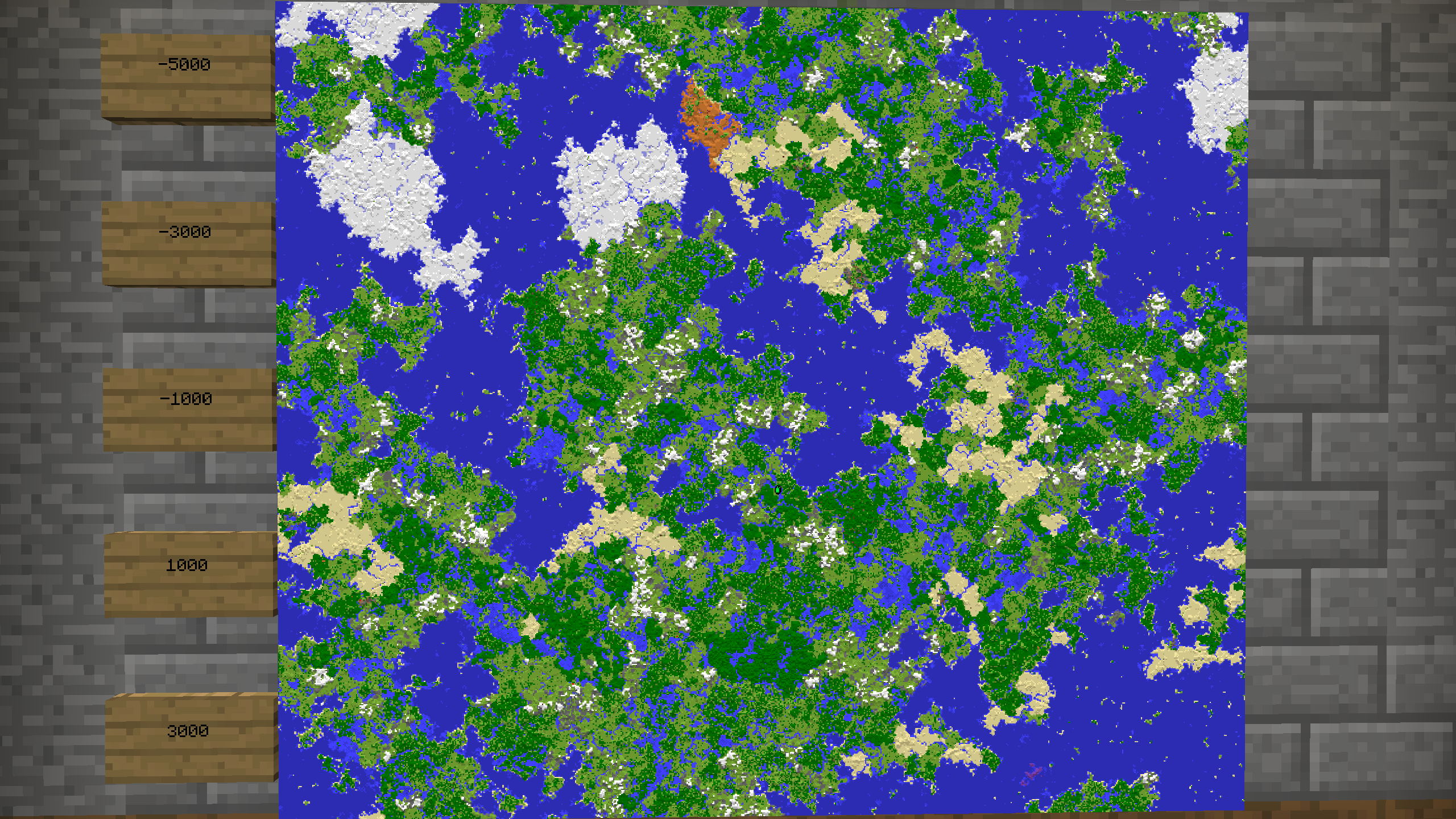 10,240 x 12,288 Map (30 fully zoomed out maps) : Minecraft