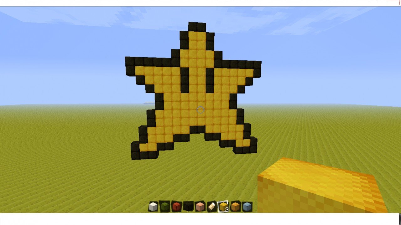 8 bit mario star Minecraft Map