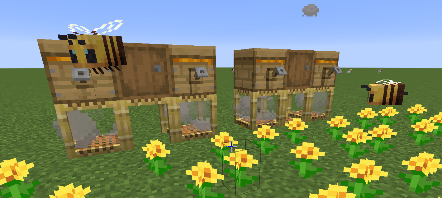 A neat lil beehive design that I made. : Minecraft