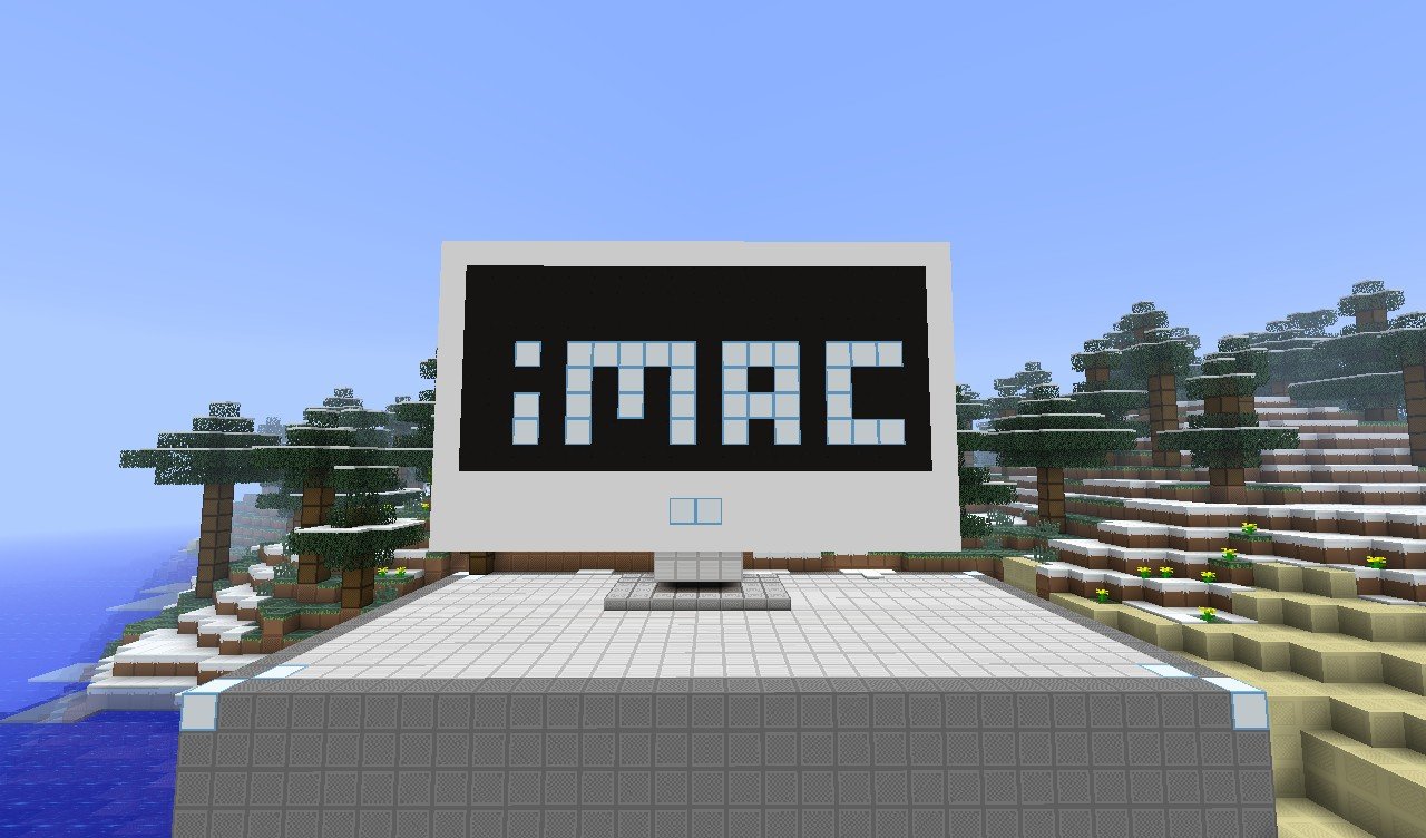 Apple iMac Minecraft Map