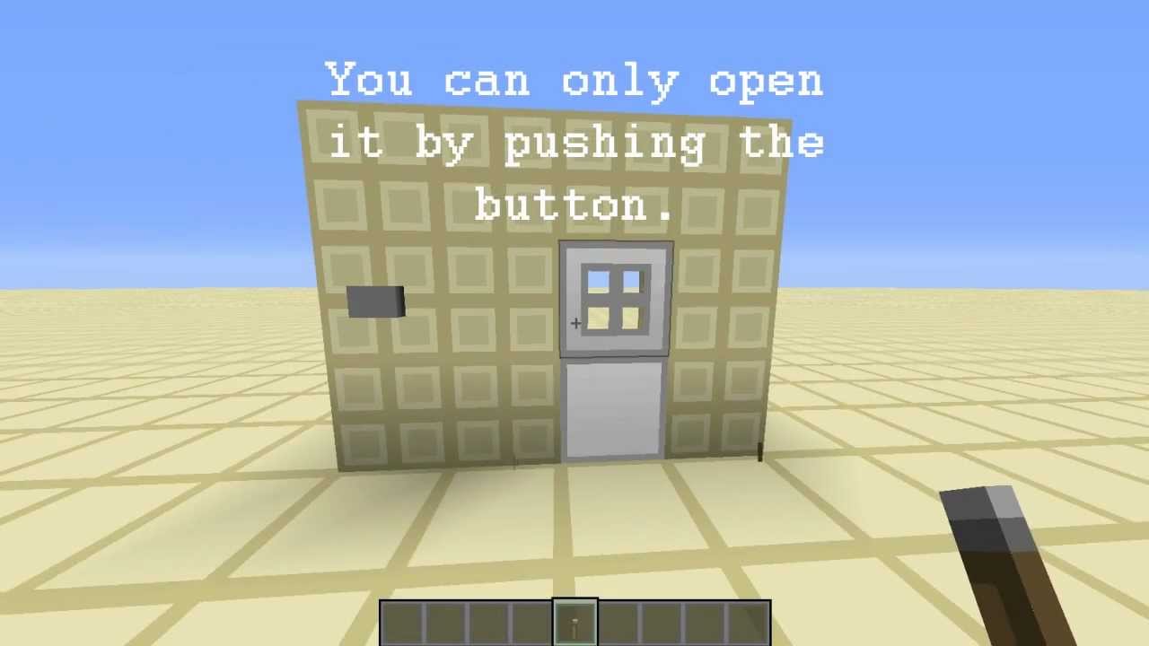Best Iron Door In Minecraft [TUT]
