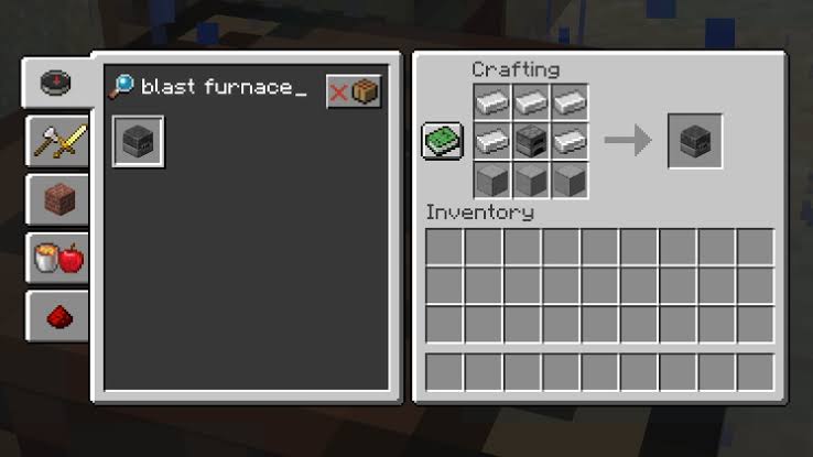 Blast Furnace, How to create a Blast Furnace in Minecraft?