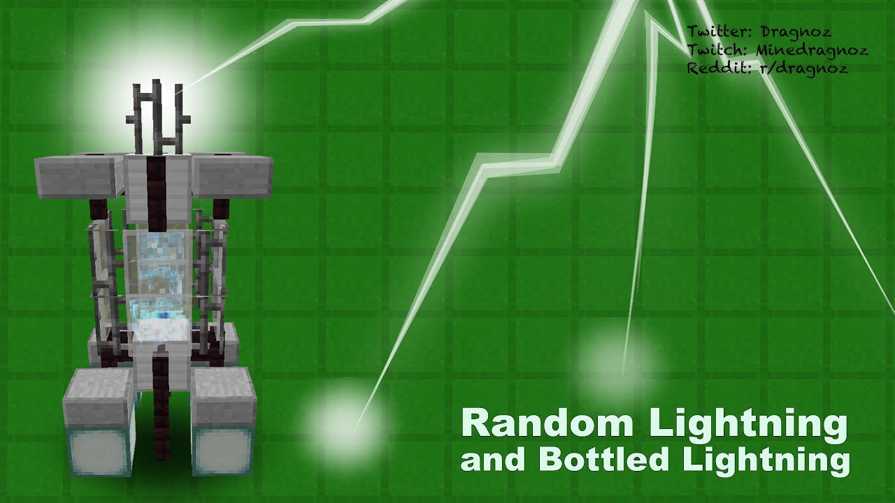 Bottled Lightning. Summon random lightning in Minecraft 1 ...