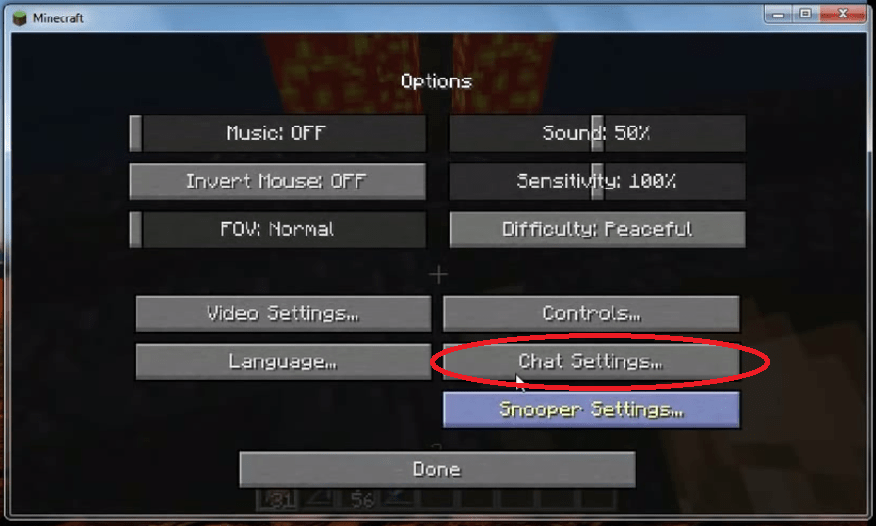Cant chat in Minecraft? Here