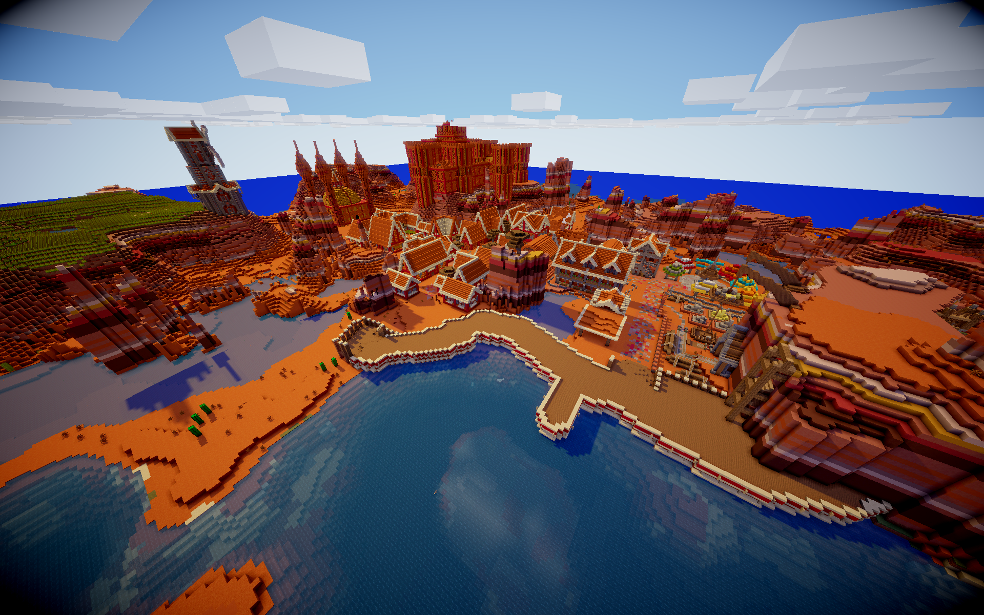 City in The Badlands : Minecraft