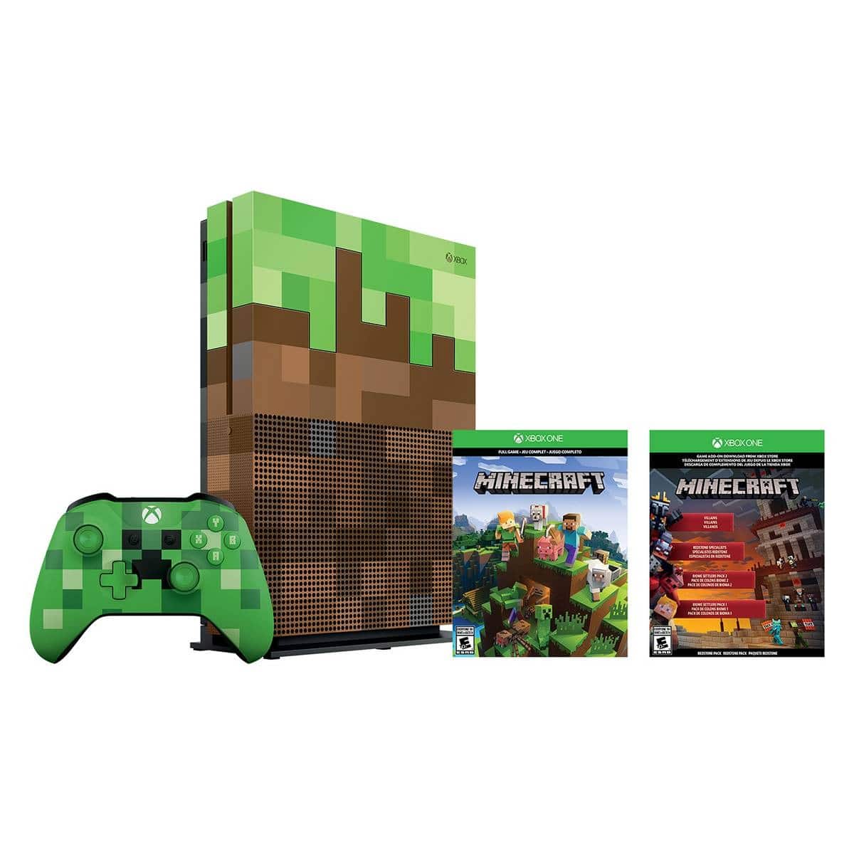 Consola Xbox One 1tb Edicion Limitada Minecraft + Game Pass