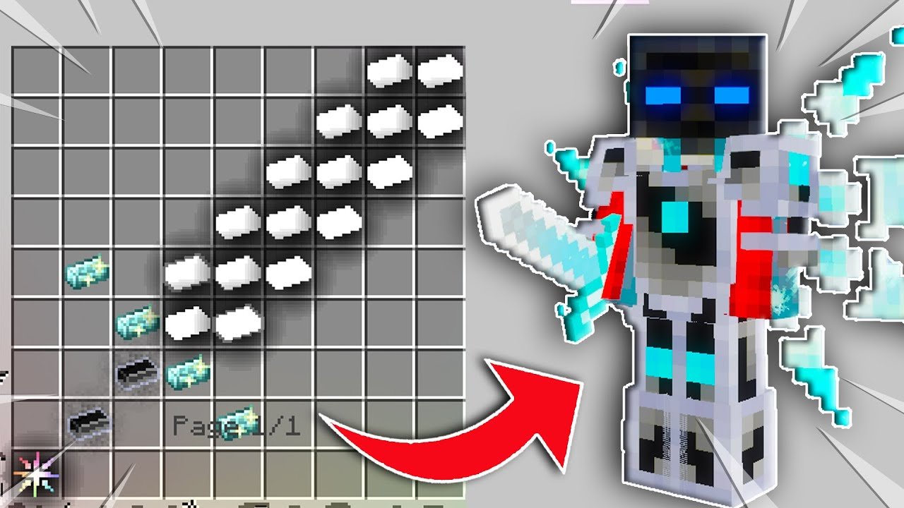 CRAFTING THE STRONGEST MINECRAFT ARMOR &  WEAPONS ...