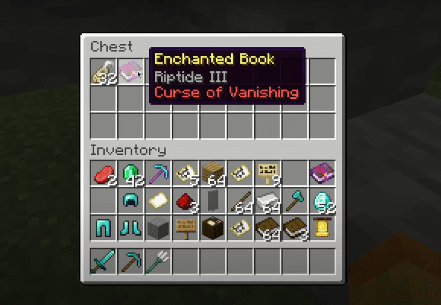 Curse Of Vanishing Enchantment In Minecraft Explained In 5 Minutes