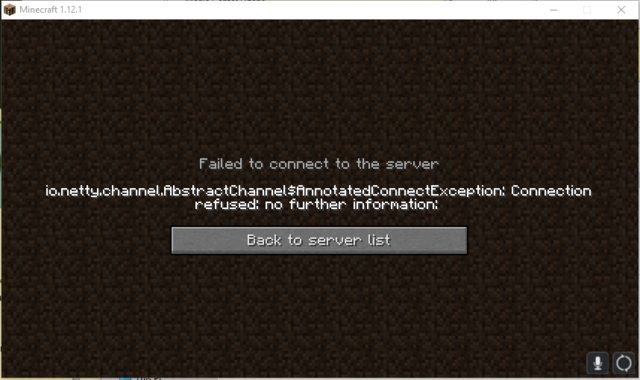 Failed to connect to the server : Connection refused: no further ...