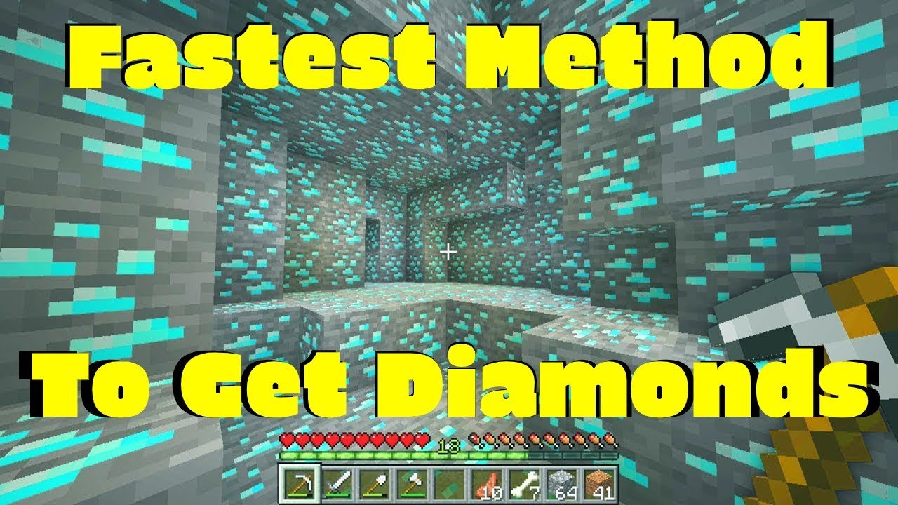 Fastest &  Easiest Way to Find Diamonds on Minecraft Bedrock Edition ...