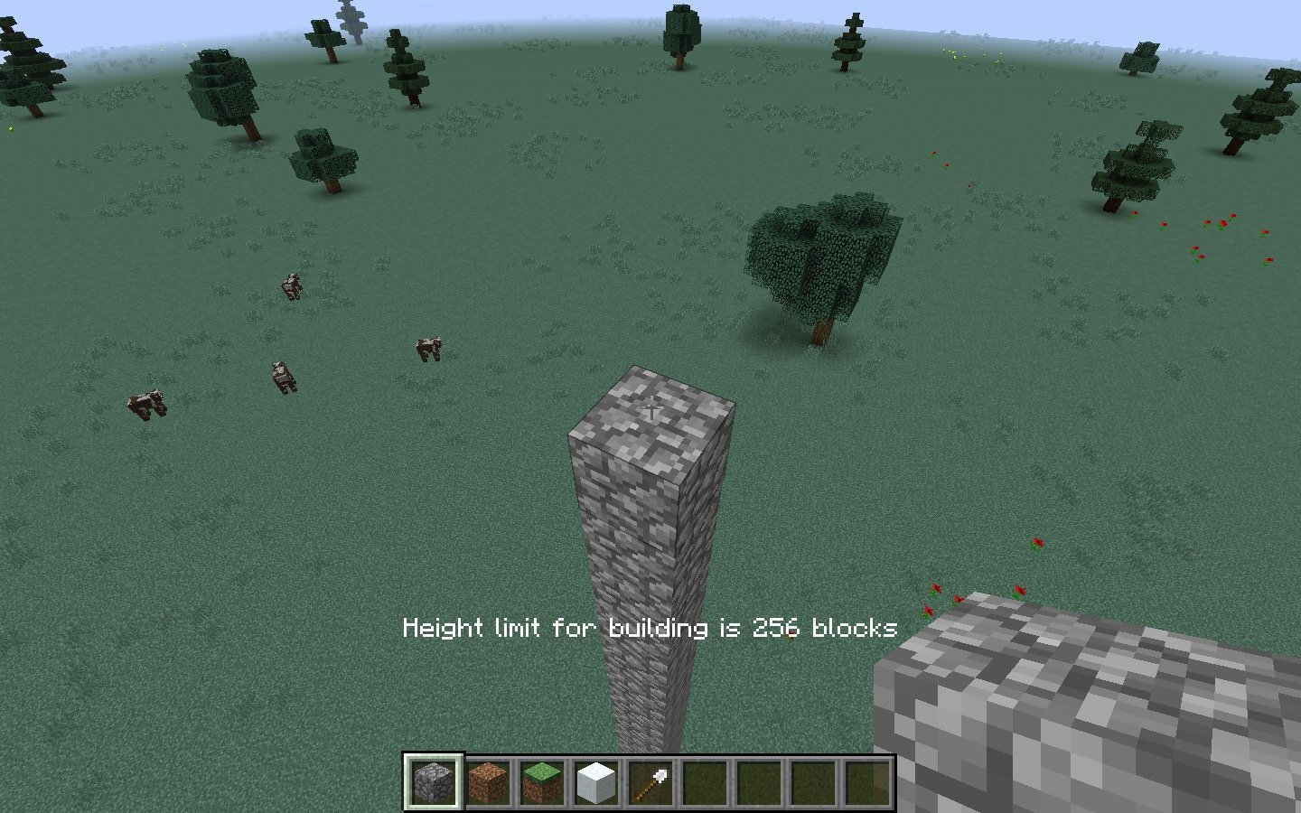 Height limit 256 blocks error Discussion
