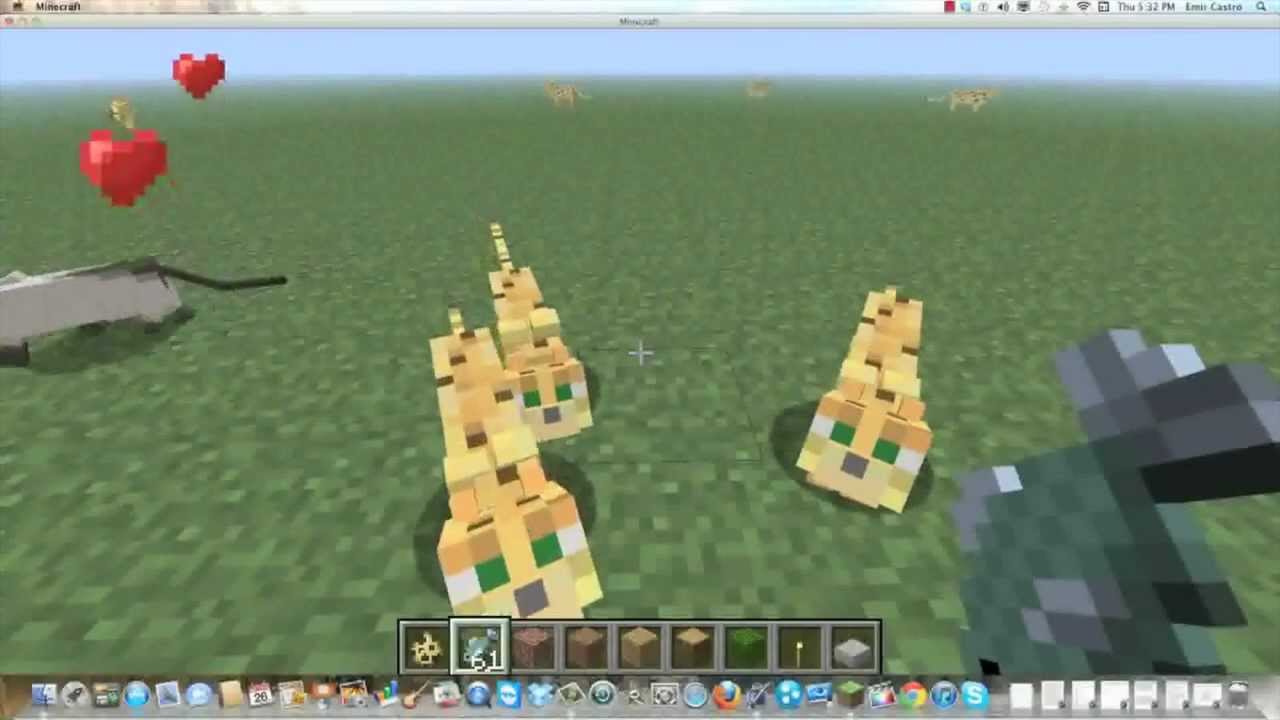 How to Breed Cats in MineCraft 1.2