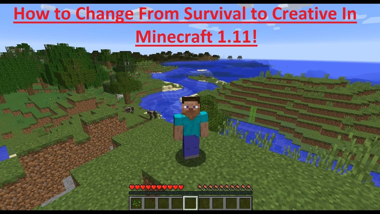 How to Change from Survival to Creative Mode in Minecraft ...