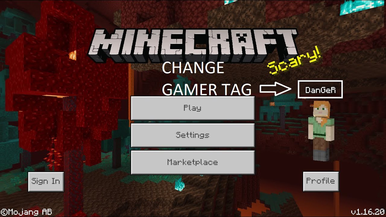 How to change Gamertag/Name in Minecraft Windows 10 Latest ...