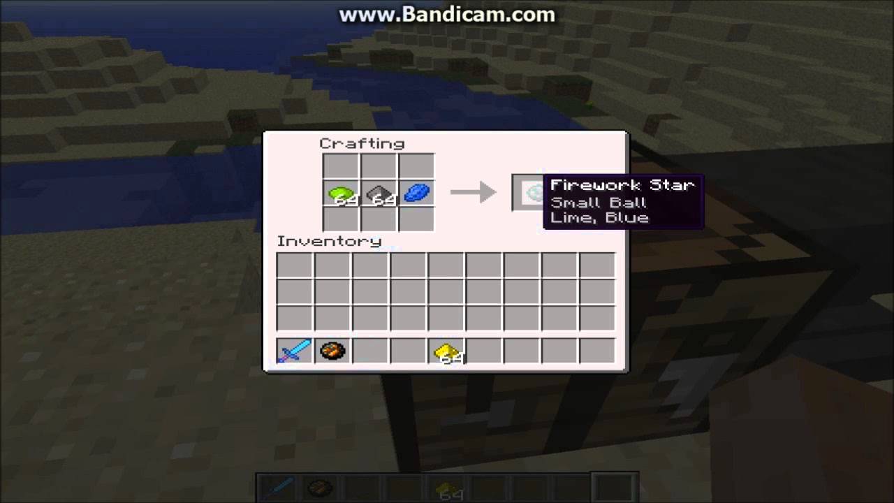 How to craft a firework star and a firework in Minecraft ...