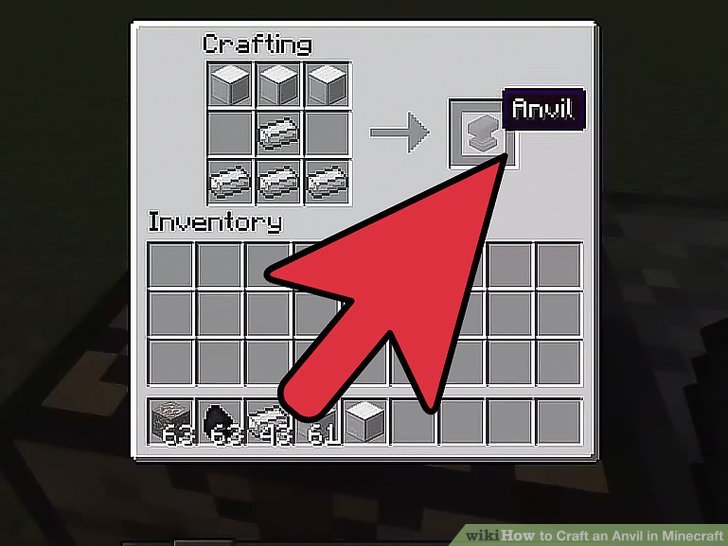 How to Craft an Anvil in Minecraft: 4 Steps (with Pictures)