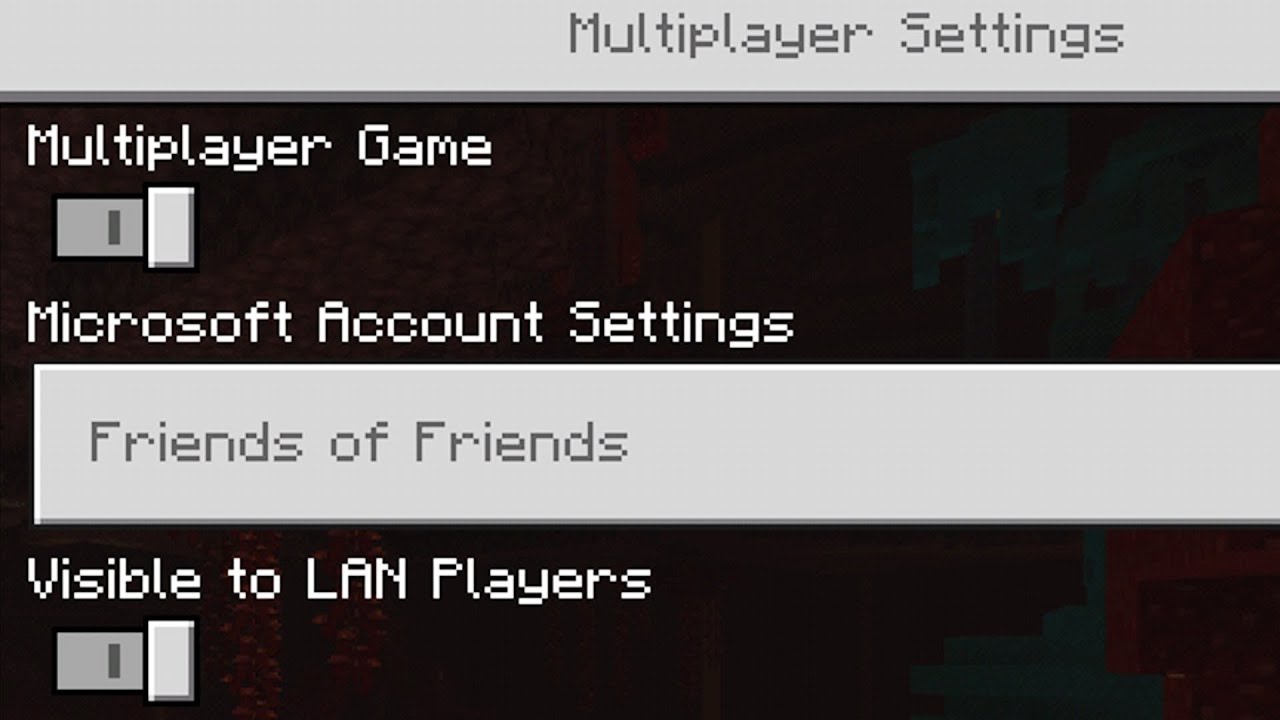 How To Enable Multiplayer Option In Minecraft PE! 2020 ...