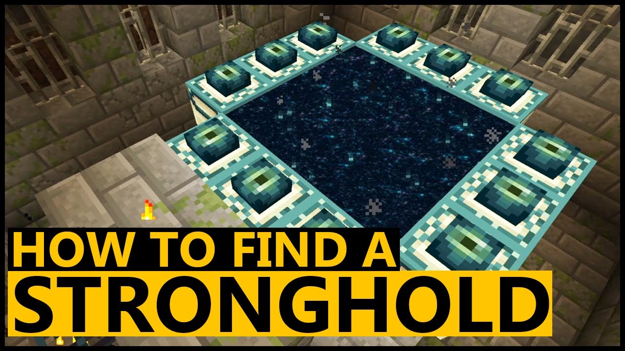 How To Find A STRONGHOLD In Minecraft