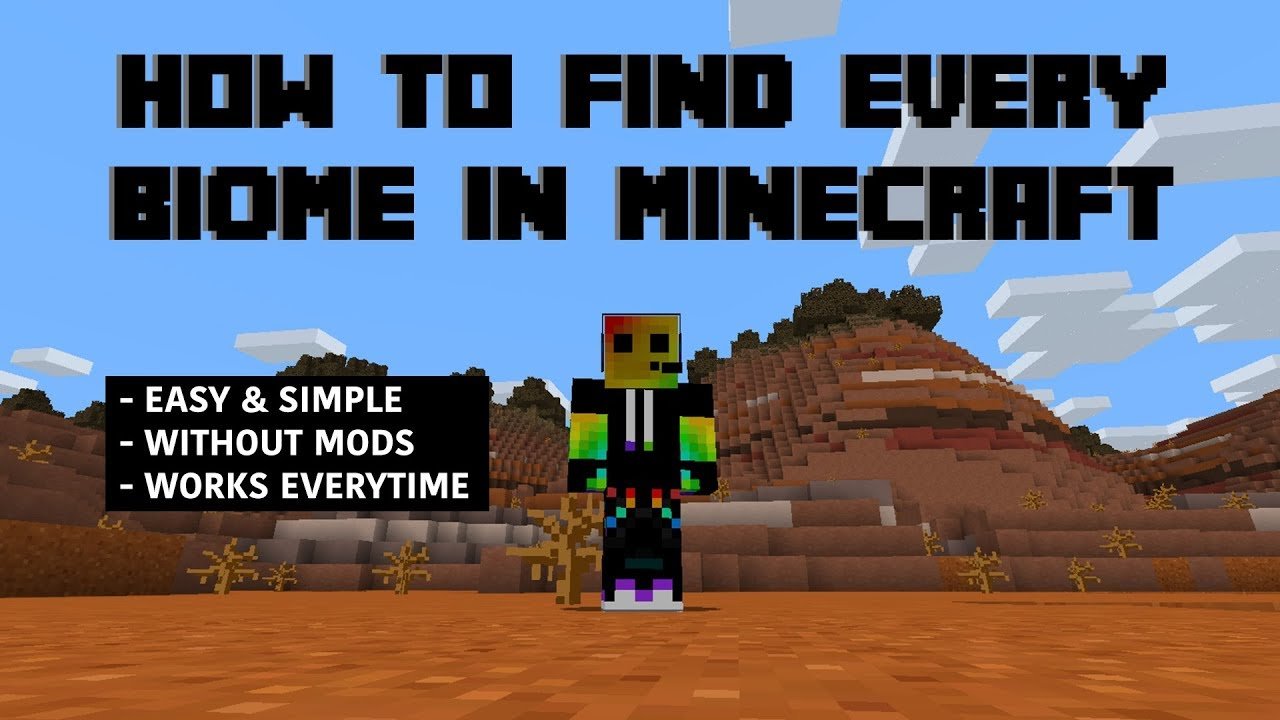 How to: Find Every Biome in Minecraft 1.12 Survival ...