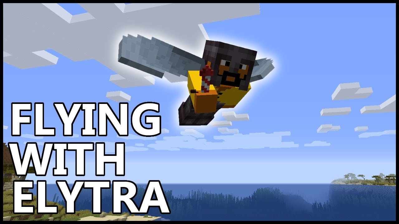 How To Fly With ELYTRA In Minecraft
