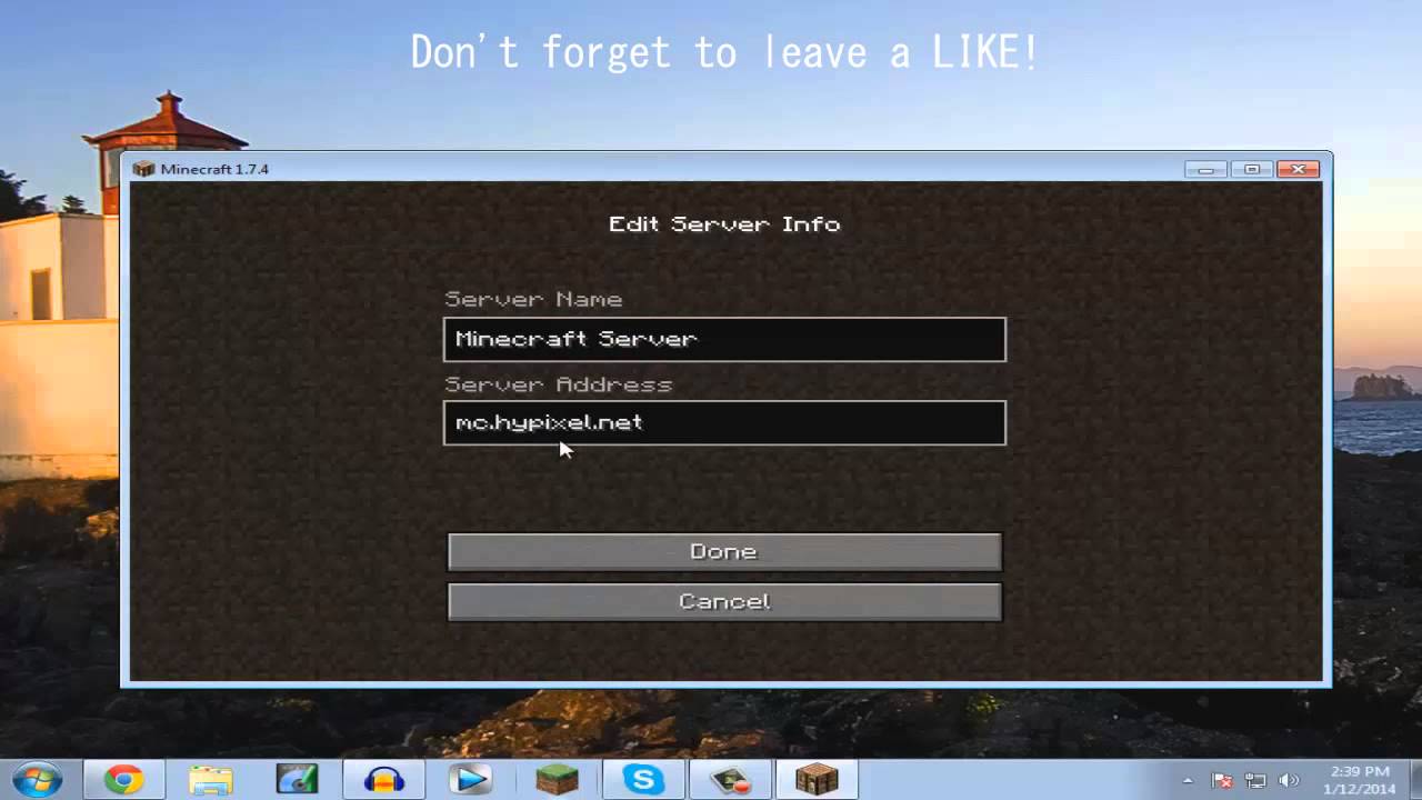 How to get a server on minecraft mac
