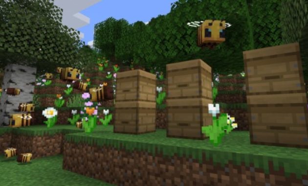 How to Get Bees Into Beehives Minecraft