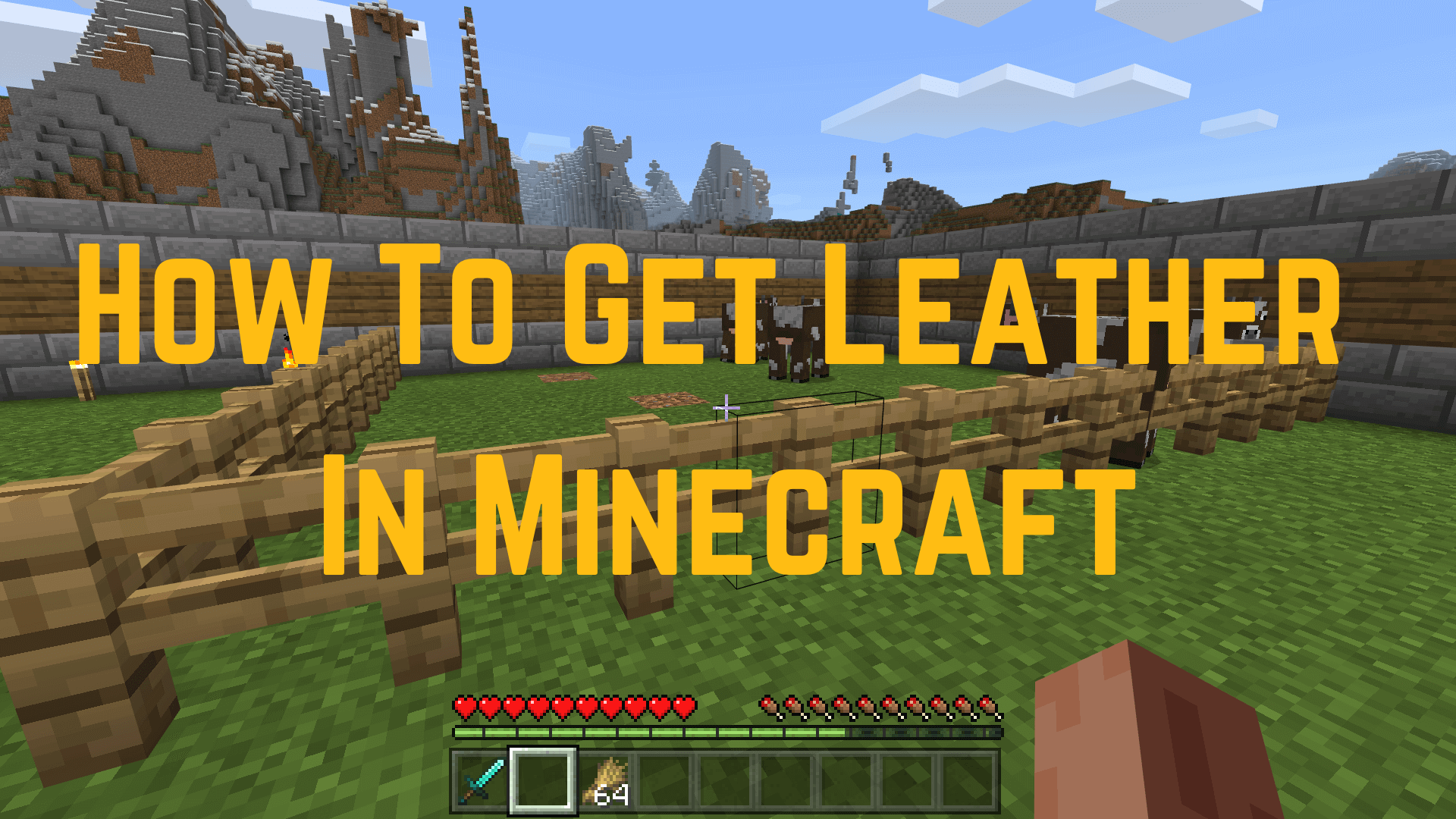 How To Get Leather In Minecraft