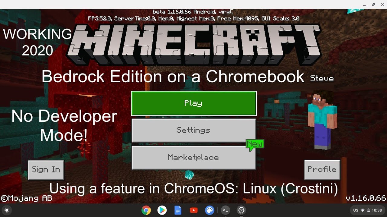 How to Get Minecraft Bedrock Edition on a Chromebook Without Developer ...