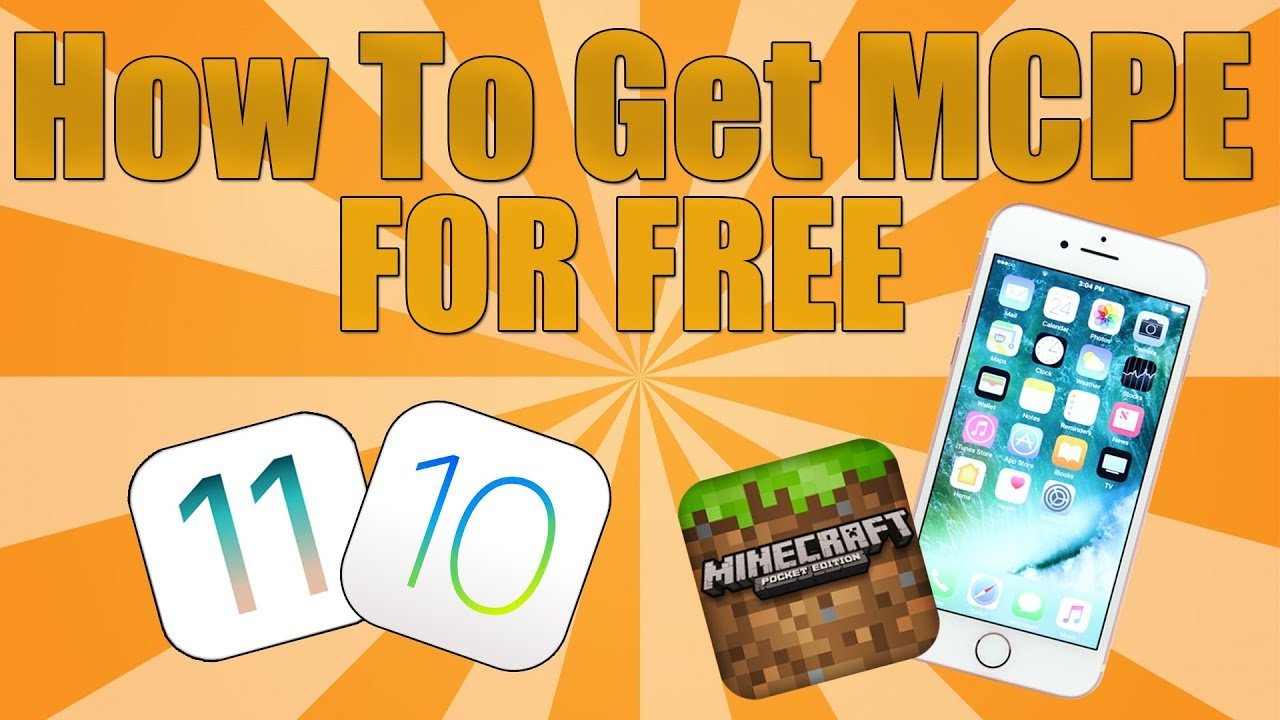 How To Get MINECRAFT PE For Free On IOS 2018!
