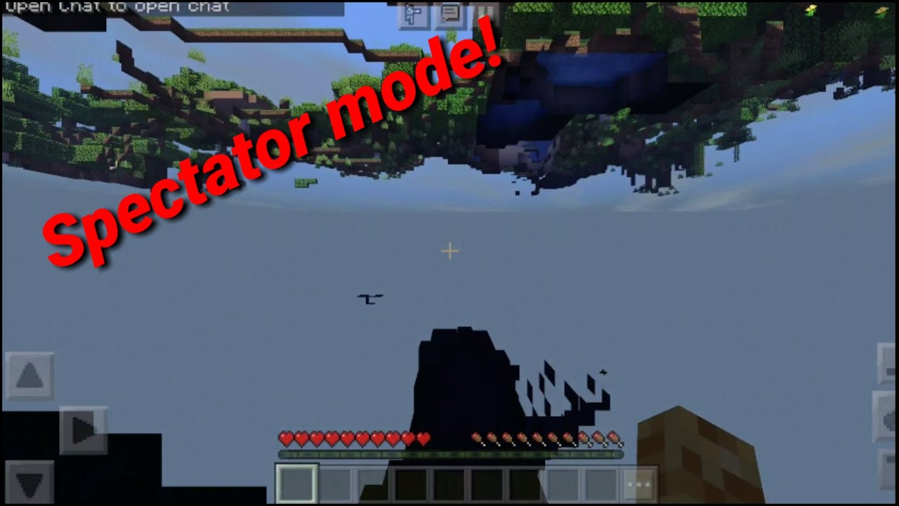 How to go in spectator mode in minecraft pocket edition ...