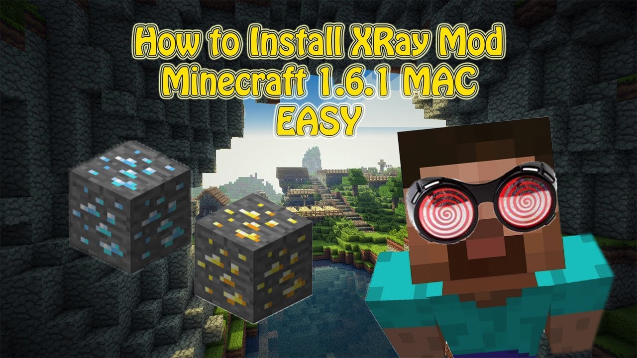 How to Install XRay Mod Minecraft 1.6.2 MAC EASY