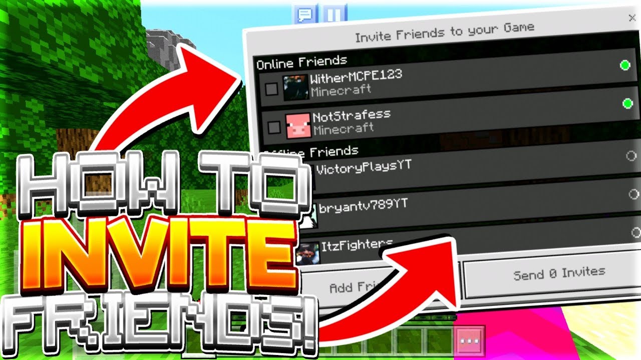 How To Join Friends On Minecraft Pe