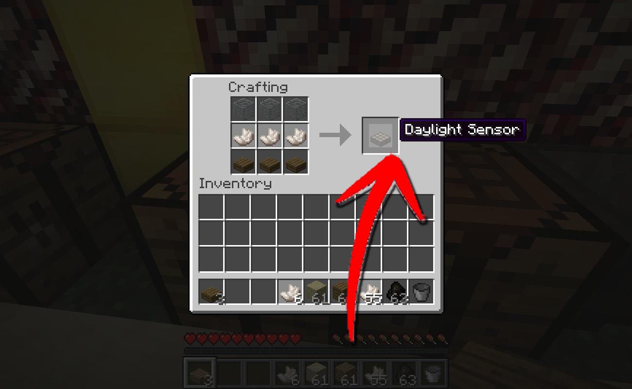How to Make a Daylight Sensor in Minecraft: 7 Steps