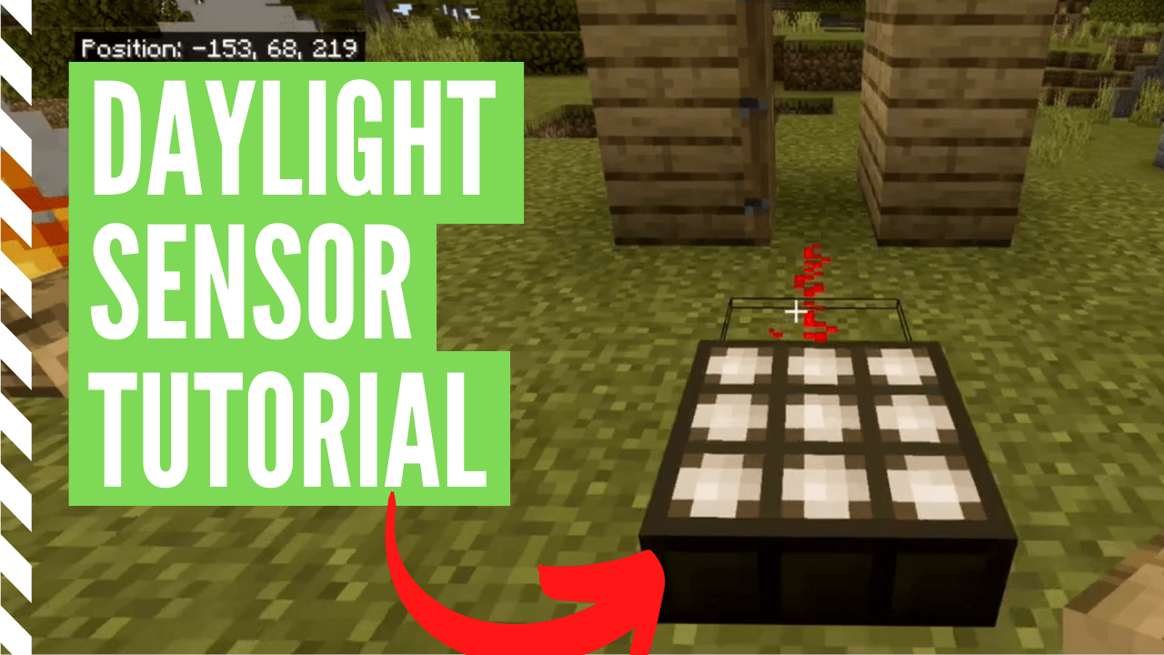 How To Make A Daylight Sensor In Minecraft (And USE It)
