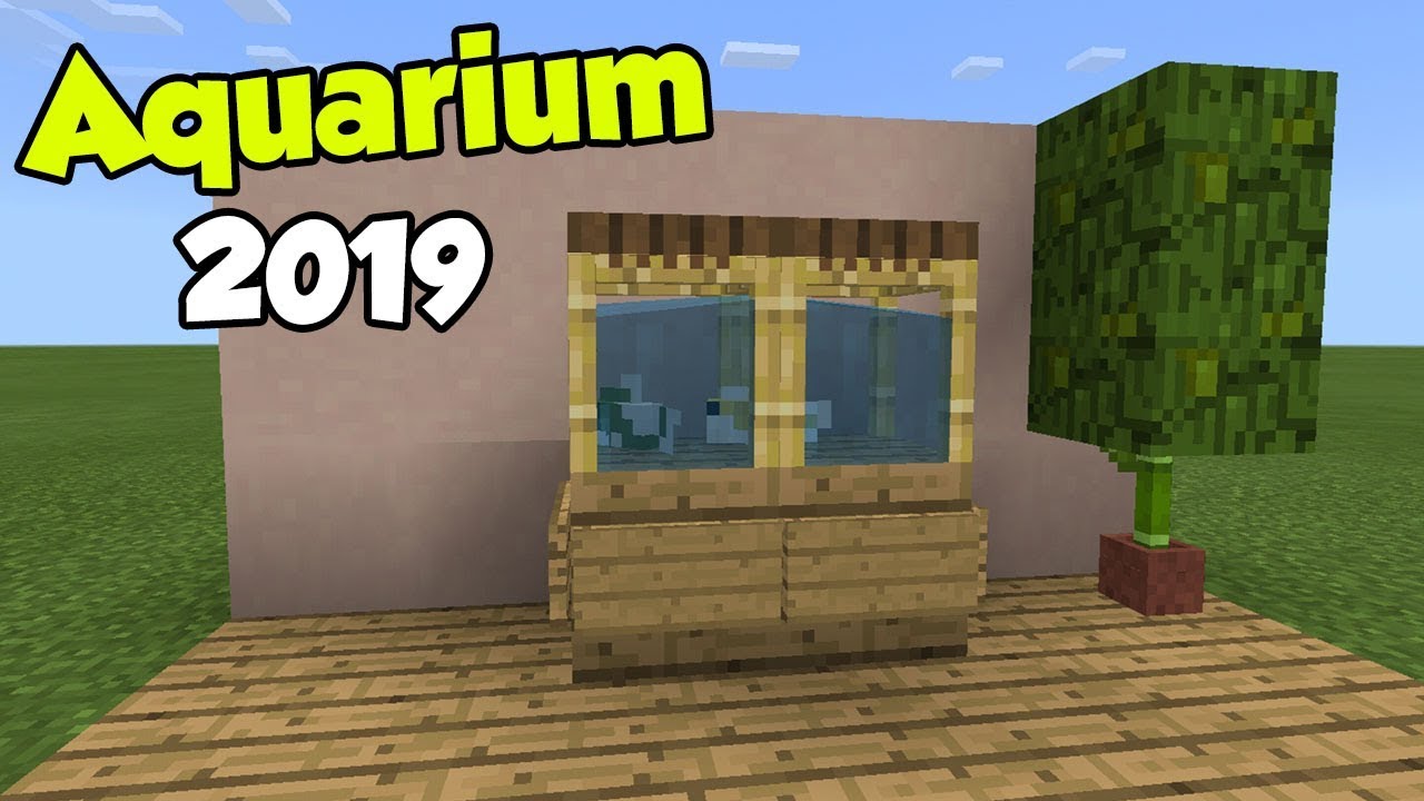 How To Make A Fish Tank With Scaffolding In Minecraft ...