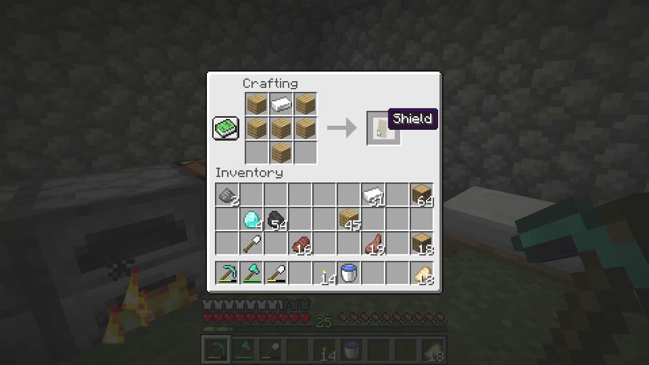 How to make a Shield in Minecraft