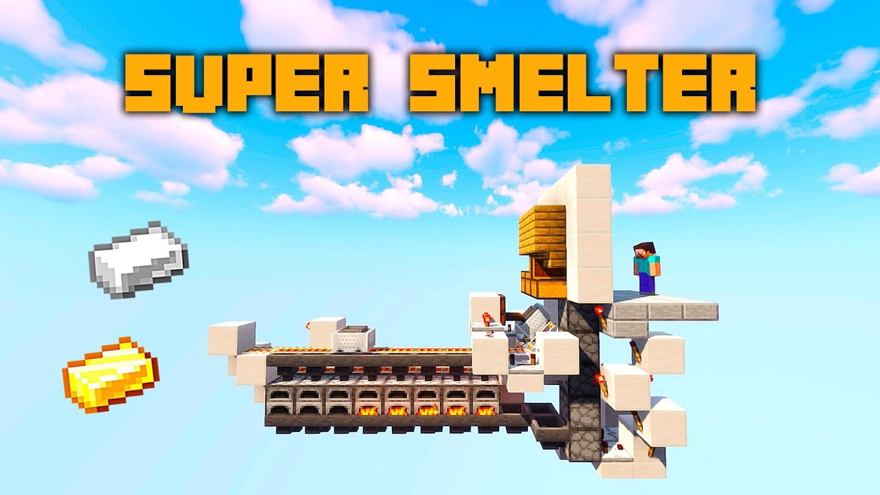 How To Make A Super Smelter In Minecraft