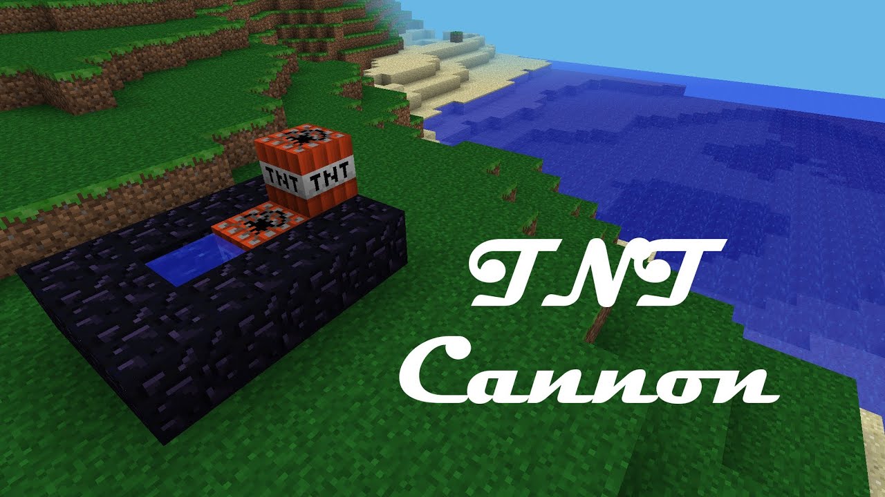 How to Make a TNT Cannon in Minecraft Pocket Edition