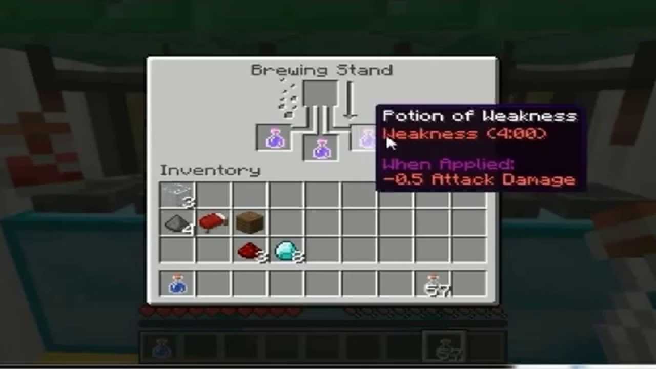 How To Make A Weakness Potion in Minecraft?