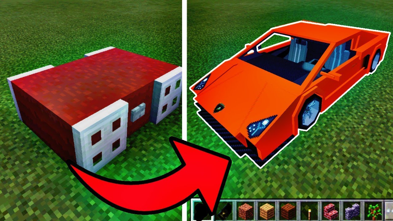 How to Make a WORKING Car in Minecraft Pocket Edition ...