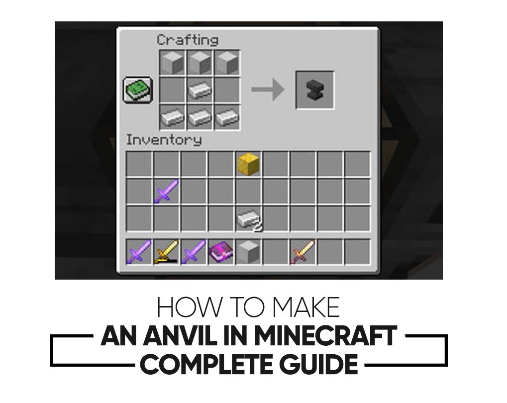 How to Make an Anvil in Minecraft  Complete Guide
