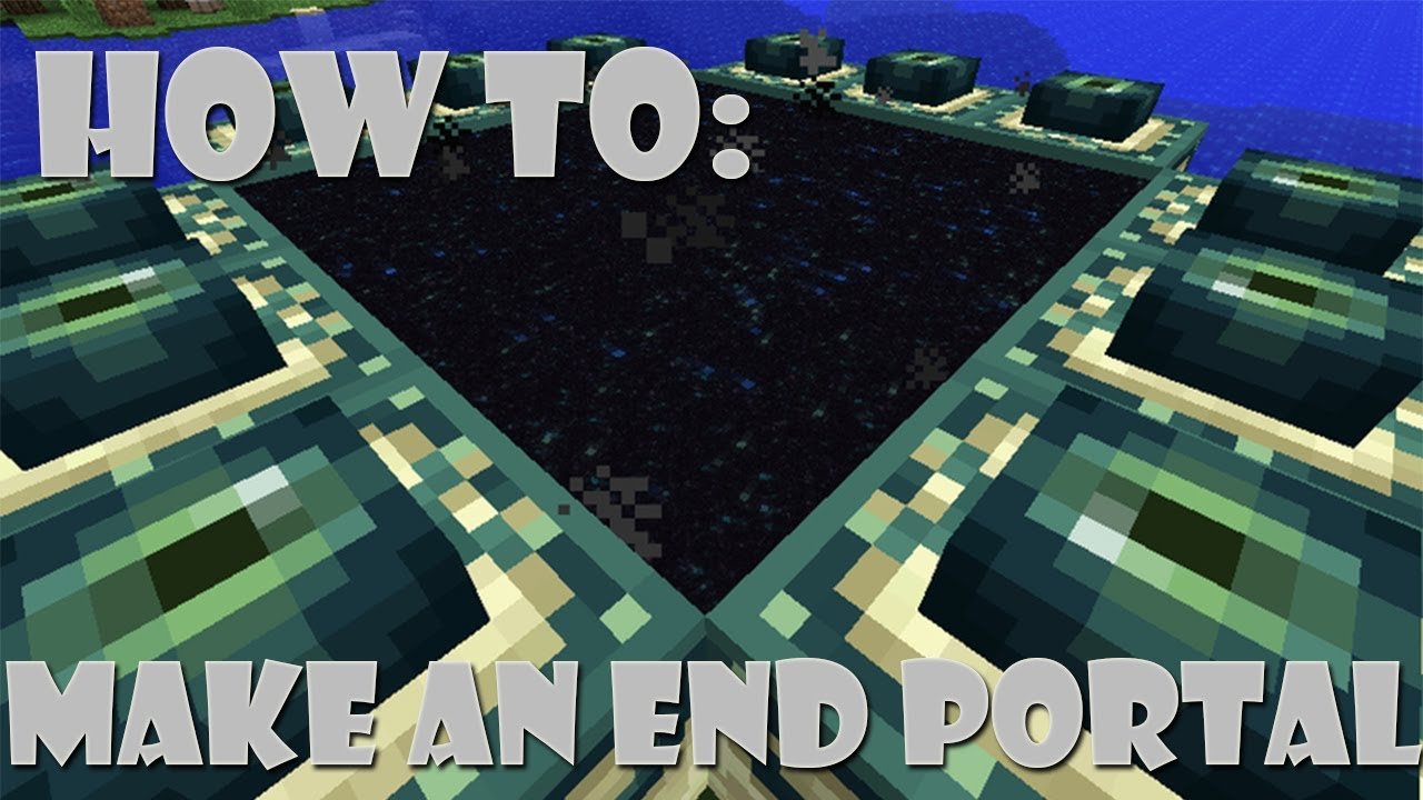 How To: Make an End Portal in Creative Mode