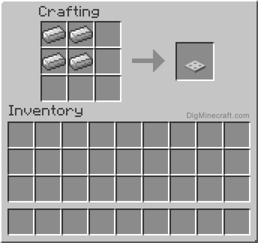 How to make an Iron Trapdoor in Minecraft