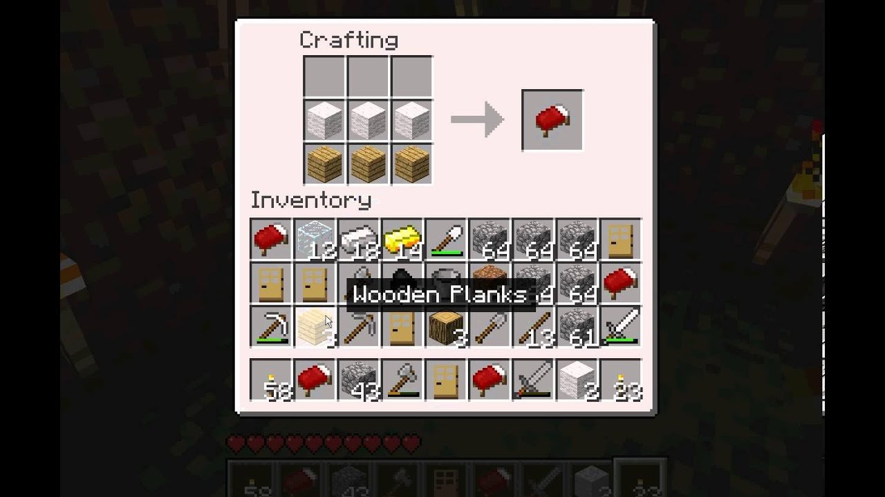 How to make bed in Minecraft