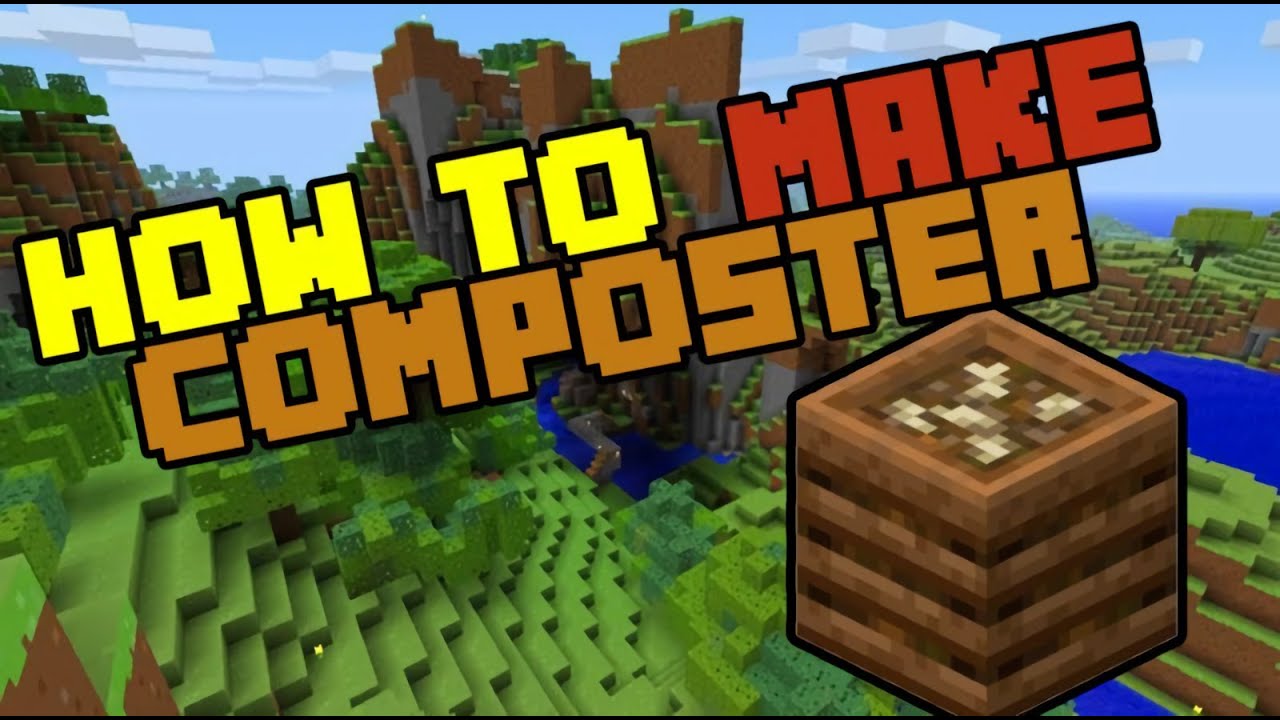 How To Make Composter In Minecraft!