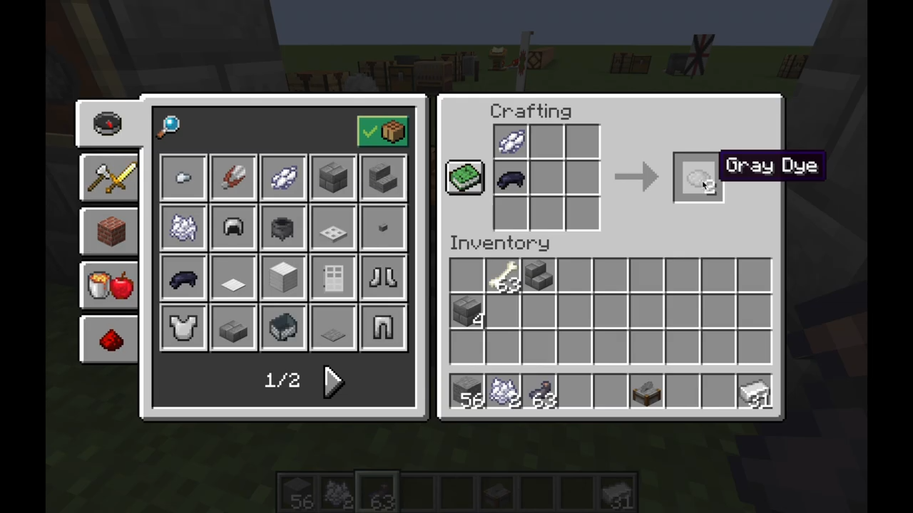How To Make Grey Dye In Minecraft