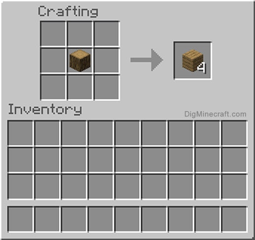 How to make Oak Planks in Minecraft
