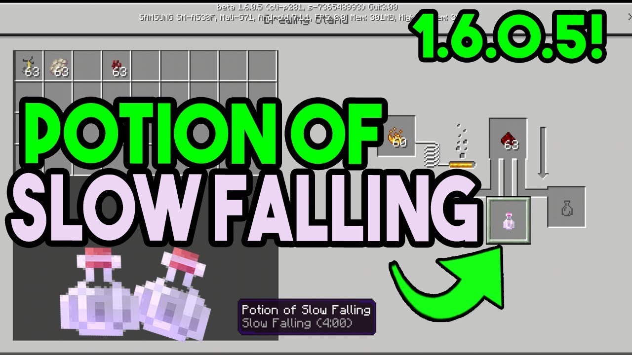 How to Make Potion of Slow Falling?