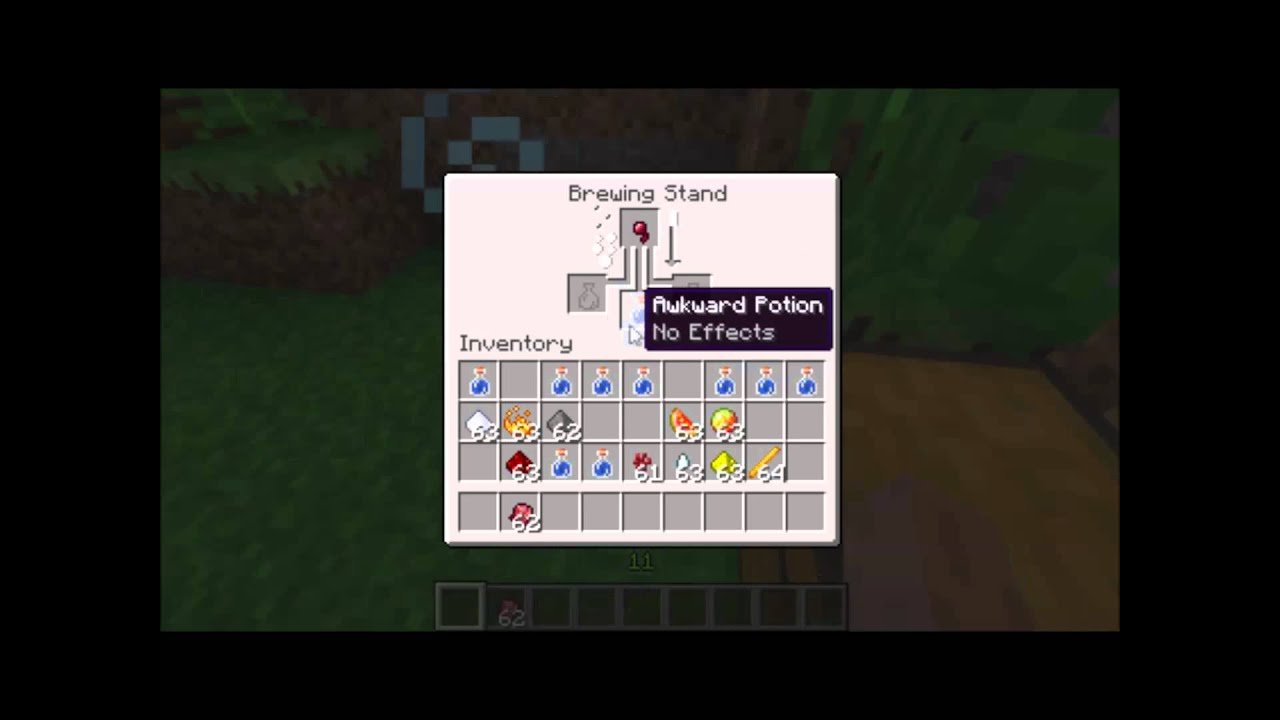 How to make potions 1.3.2! (ALL) Minecraft